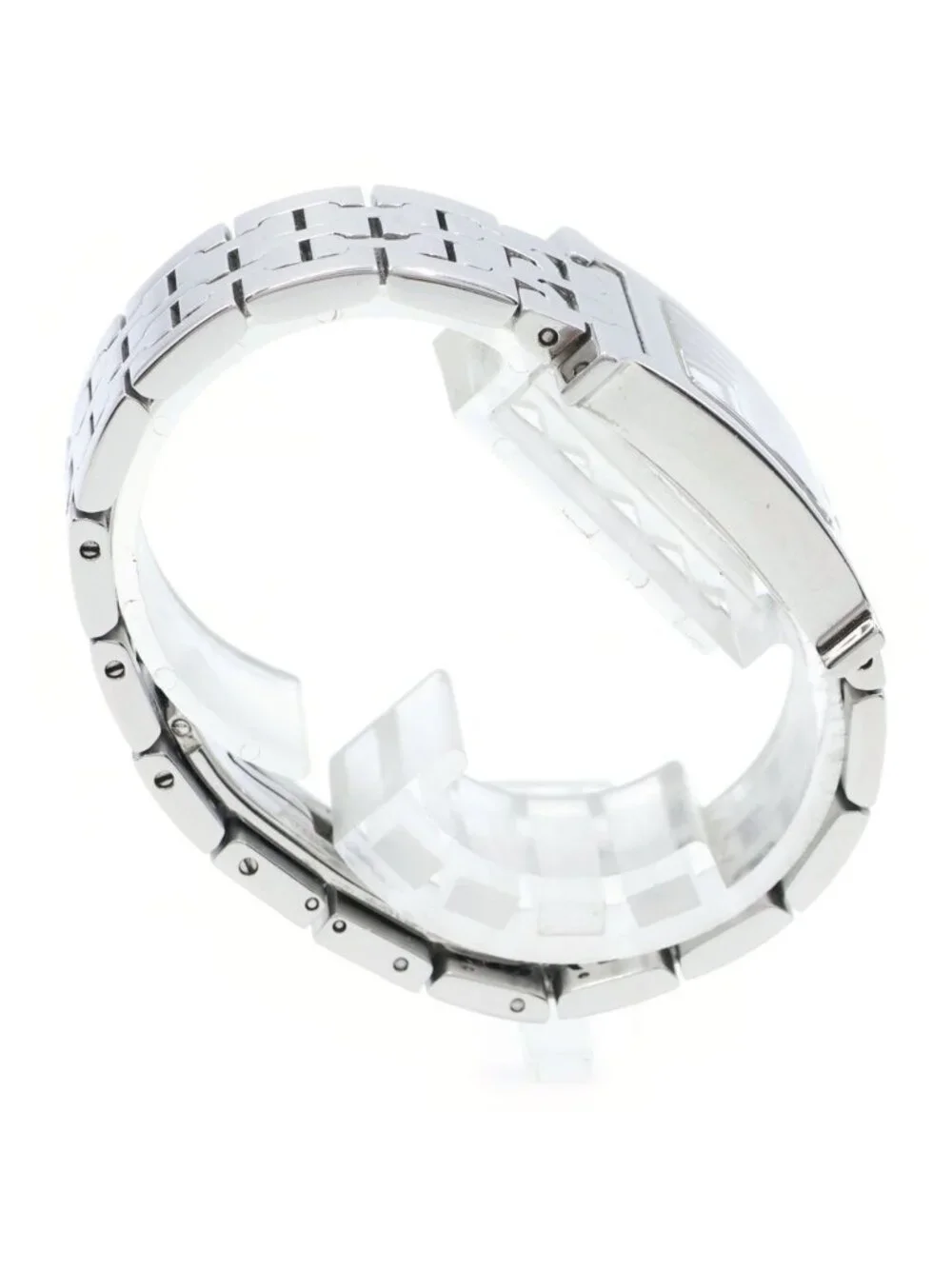 Hermes H Watch Black Dial SS Quartz Stainless Steel